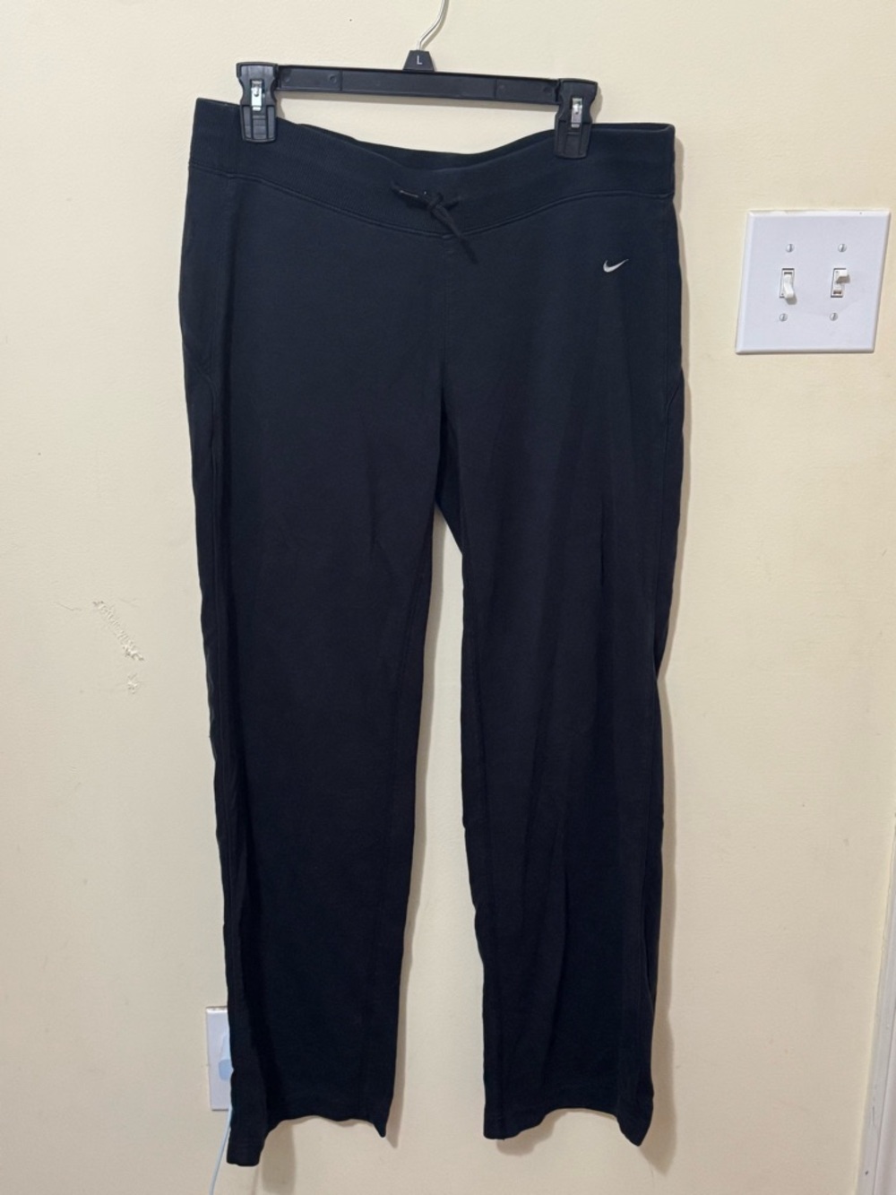 Vintage Nike Black Sweatshirt with Orange Athletic Dept. Tag